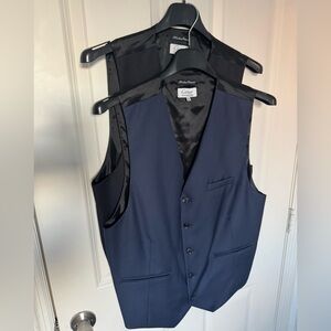 2x Cartier Navy Blue & black  Men's  Vests